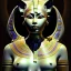 Placeholder: softly lit portrait of the beautiful egyptian goddess, bastet, bast, woman / cat hybrid, soft torchlight in an egyptian tomb, digital art by ruan jia and mandy jurgens and artgerm and william - adolphe bouguereau, highly detailed, trending on artstation, award winning,