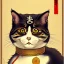 Placeholder: Ukiyo-e Style ,cute cat