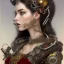 Placeholder: steampunk fantasy, painterly portrait, highly detailed face, snow white vampire femme fatale, wearing black and white and red lace bodice, wearing emerald jewels, intricate dress, Victorian, high res, Sony A7R IV, tom bagshaw and waterhouse and greg rutkowski and claude monet, beeple, beksinski and mucha, realistic shaders effects, 64K, HDR, cinematic, 4k, epic Steven Spielberg movie still, sharp focus, emitting diodes, smoke, artillery, sparks, racks, system unit, motherboard, by pascal blanche