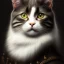 Placeholder: Portrait of a cat Rembrandt style