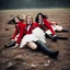 Placeholder: Multiple Female redcoats wearing thigh high boots and short white skirts lying dead on the battlefield