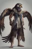 Placeholder: human that has falcons head and wings