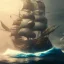 Placeholder: Pirate ship, cinematic,cinematic lighting, 8k, resolution concept art, dynamic lighting, hyperdetailed intricately detailed, octane render,unreal engine, centered.