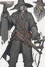 Placeholder: fantasy witch hunter man
