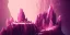 Placeholder: single pink crystal, on an altar in a foggy cave, cinematic,