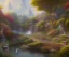 Placeholder: A beautiful paradise garden painting by empyrean, rendered in artstation