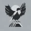 Placeholder: black and white minimal europe german modern symbol bird poland emblem egale soviet