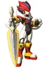 Placeholder: Megaman Zero Omega, Black and Red Armor, Lightning Sword, HD, Clean, Fixed Hands