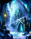 Placeholder: ice city dungeon fantasy rpg art painterly