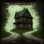 Placeholder: dark long road in the way there is a small house , album cover