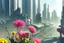 Placeholder: sunny day, flowers, epic, sci-fi, modern contemporary city