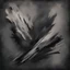 Placeholder: Hyper Realistic Aerial Grungy Dark-Grey Brush strokes on a dark rustic background with charcoals