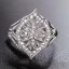 Placeholder: platinum and diamond filigree ring, breathtaking, highly ornate, delicate, intricate, photorealistic, high fashion, fine jewellery, luxury, designer