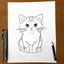 Placeholder: draw to outline of a cat