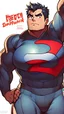 Placeholder: fat superman