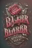 Placeholder: rose und diamant über schriftzug,firmenlogo für friseur barber, high quality, logo, graffitidesign