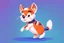 Placeholder: cute cartoon animal character with racing clothes and helmet