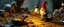 Placeholder: air brush 3d with pen outline, In the background, another tiny human gnome carrying an absurdly powerful lantern suddenly shines a bright spotlight directly onto the snake and performs a ridiculous little victory dance. A tiny spider crawls across the board while a miniature unicorn calmly wanders through the background. Detailed miniature fantasy environment, expressive gnome faces, exaggerated physical comedy, realistic materials, cinematic camera movement, shallow depth of field, warm lantern