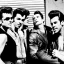 Placeholder: a 50s Greaser ROCK BAND