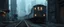 Placeholder: concept art, huge cityscape steampunk, long train, old station, dirty, fog, Simon Stålenhag best artwork