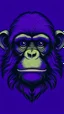 Placeholder: big purple monkey with mustaches