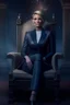 Placeholder: Robin Wright in The House of Cards, reimagined by industrial light and magic, sitting in the chair, final season, movie poster