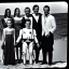 Placeholder: Creepy old family photo of star wars type people at the beach