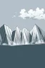 Placeholder: A cliff by the sea, greyscale, no color, black and white