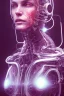 Placeholder: cyberpunk, glass body, women, portrai, open mouth, perfect skin, tron, cyborg , perfekt, real, dream, hr giger