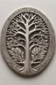 Placeholder: fotoğraftan alınmış bir ağaç motifi ile yapılmış rölyef şeklinde basit takı tasarımı