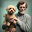 Placeholder: Portrait of an aristocratic old man holding a toy poodle in his arms, he looks like Willem dafoe, 8k, HD, cinematography, photorealistic, Cinematic, Color Grading, Ultra-Wide Angle, Depth of Field, hyper-detailed, beautifully color-coded, insane details, intricate details, beautifully color graded, Cinematic, Color Grading, Editorial Photography, Depth of Field, DOF, Tilt Blur, White Balance, 32k, Super-Resolution, Megapixel, ProPhoto RGB, VR, Halfrear Lighting, Backlight, Na