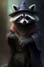 Placeholder: Raccoon wizard