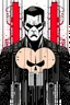 Placeholder: punisher sku;; war in heaven in the style of Hiroshi Nagai