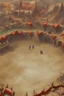 Placeholder: fantasy medieval fighting arena