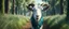 Placeholder: High-end hyperrealism epic cute goat chewing grass, inspired cinematic photography, symmetry forest alley background, Aesthetic combination of metallic sage green and titanium blue, Vintage style with brown pure leather accents, Art Nouveau visuals with Octane Render 3D tech, Ultra-High-Definition (UHD) cinematic character rendering, Detailed close-ups capturing intricate beauty, Aim for hyper-detailed 8K