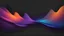 Placeholder: Vibrant color gradient on black background, abstract purple orange blue black banner, blurry colorful poster design