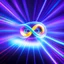 Placeholder: infinity symbol brightly coloured ∞ moving at warp speed, colours from infinity flowing through image with speed, DSLR with a 80mm lens, set to f/16 and a slow shutter speed of 1/15s, striking, neon, chiaroscuro, dramatic, captivating, powerful, fantasy, beautiful, octane render, 16k post-production, artstation: award-winning: atmospheric: commanding: fantastical: clarity: ultra quality: striking: brilliance: stunning colors: amazing depth; lens: f/11, 35mm