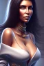 Placeholder: full body, Kim Kardashian, identify face, animal skin clothing , big busty , dirty face, pintura, ,details,texture,8k quality