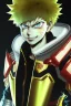 Placeholder: Detailed anime portrait of bakugo from my hero academia, gold hair and golden eyes, black suit, intricate details, full body portrait, keep head in frame, slight smile, black Japanese motif, concept art, highly detailed, digital painting, concept art, sharp focus, illustration, art by Yoji Shinkawa, WLOP and greg rutkowski and alphonse mucha and artgerm and yanjun Chen and Junji ito and Makoto Shinkai, HDR, octane render