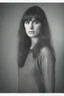 Placeholder: a photographic, photorealistic, true-to-life facial portrait of Lenna Dubois with extra dark hair, head to waist image, professional quality, studio photograph shot on 35mm film