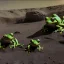 Placeholder: frogs on the moon