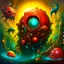 Placeholder: a high definition IMAGE detailing the creatures found on other worlds, retrofuturistic, phototrealism, Macabre Rapture End of days Revelation scene, isanely detailed matte oil painting, sinner apotheosis,diagonal composition, unbalanced, abstract surreal horror, eerie, scary warm a colorful splash of steampunk bubbles , amazing splashscreen artwork, photoshop water art, liquid painting, swirling paint colors, ink splash, physics splashes of colors, colorful sw