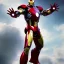 Placeholder: iron man as a power ranger, realistic, 4k