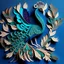 Placeholder: make a peacock as papercut