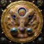 Placeholder: 3d animal, jewel, precious stones, shiny, beautiful rich, detailed yin and yang symbol, shiny, intricate, gorgeous, ultrafine detail, hyperrealism, trending on artstation, sharp focus, intricate details, highly detailed, glowing, glitter, complementary colours