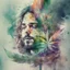 Placeholder: Create a composite that captures the initial allure and impact of trying hash or weed, emphasizing the emotions and sensations you felt watercolour style