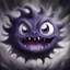 Placeholder: closeup of gastly Pokemon. No detailed background.Magical. Epic. Dramatic, highly detailed, digital painting, masterpiece Negative: worst quality, blurry, bad quality, grayscale,malformed face, deformed, deformed face, deformations