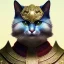 Placeholder: Character design, anthropomorphic cat dressed as a Shaolin, dark, evil, furious, epic, intricate details, finaly detailed armor, silver, golden