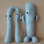 Placeholder: squidward, made out of wool