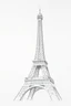 Placeholder: A rough pencil sketch of the Eiffel Tower